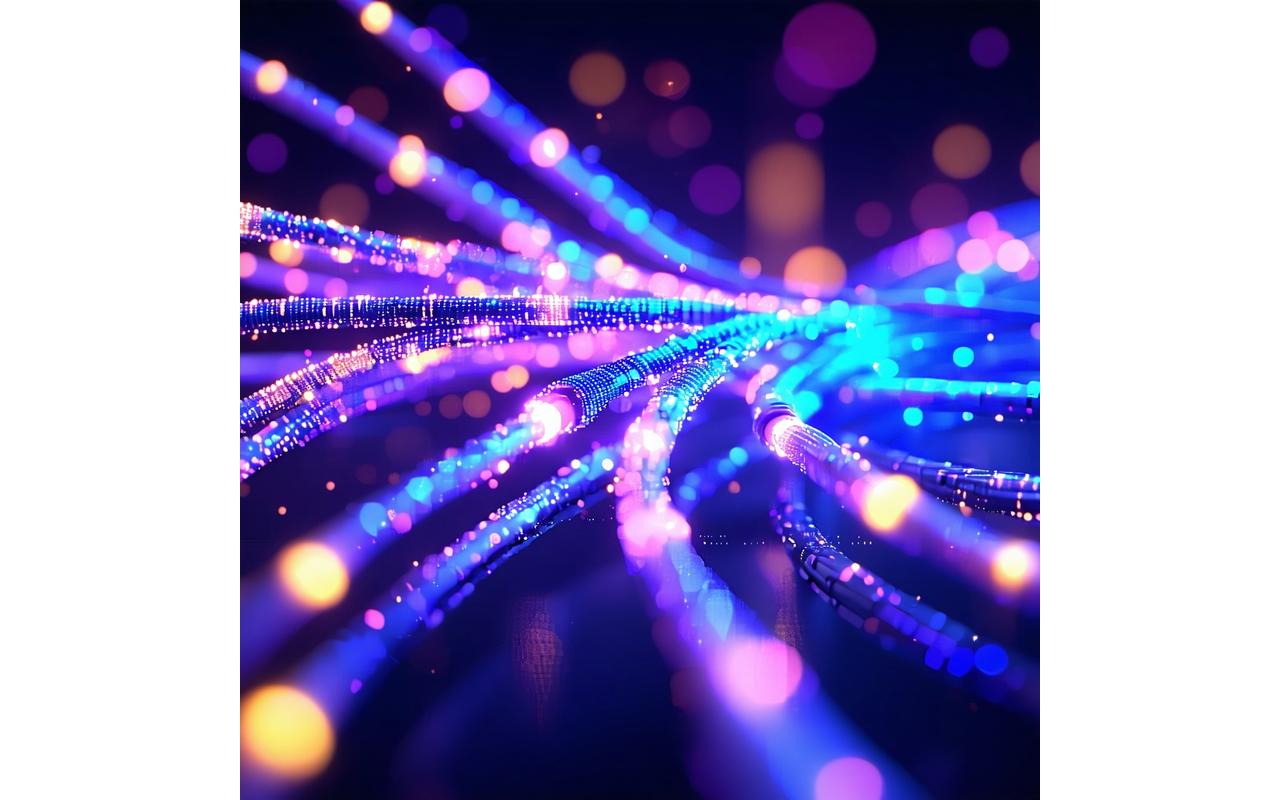 Cavi in fibra ottica illuminati